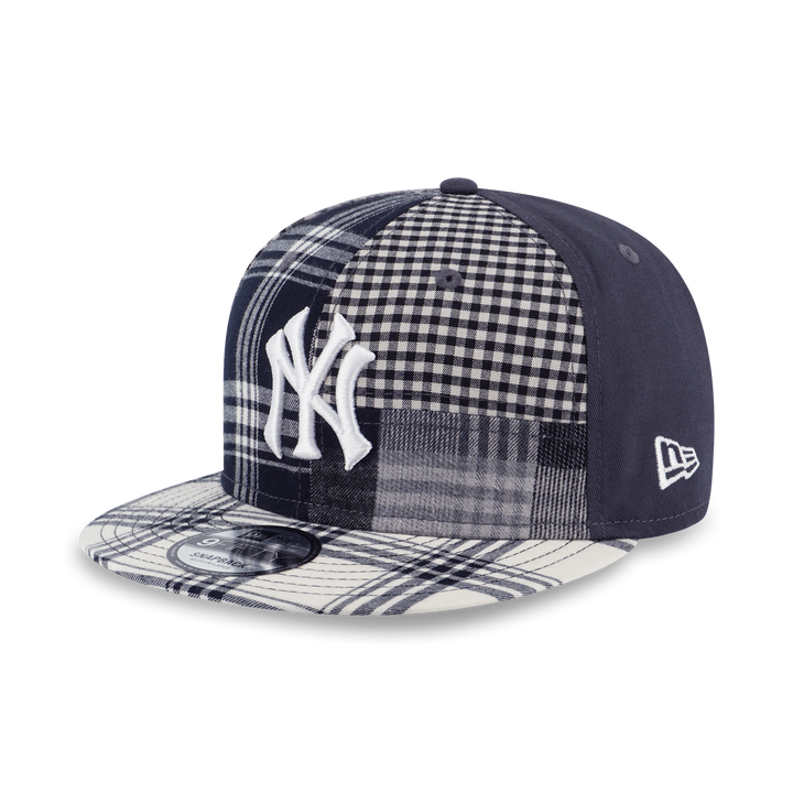 New Era หมวกรุ่น New York Yankees Preppy Black Multi Checker 9FIFTY Cap