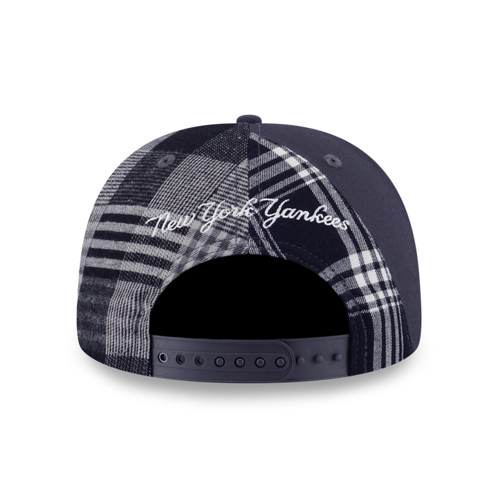 New Era หมวกรุ่น New York Yankees Preppy Black Multi Checker 9FIFTY Cap