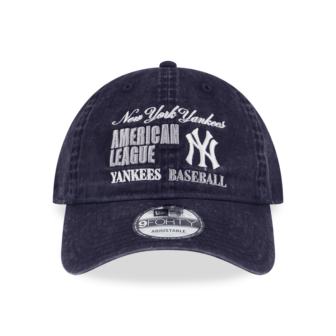 New Era หมวกรุ่น New York Yankees Old School Sport Ap Navy 9Forty Unst Cap