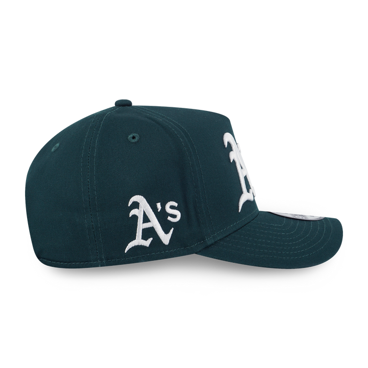 New Era หมวกรุ่น Oakland Athletics Sunset Snack Dark Green 9FORTY A-Frame Cap