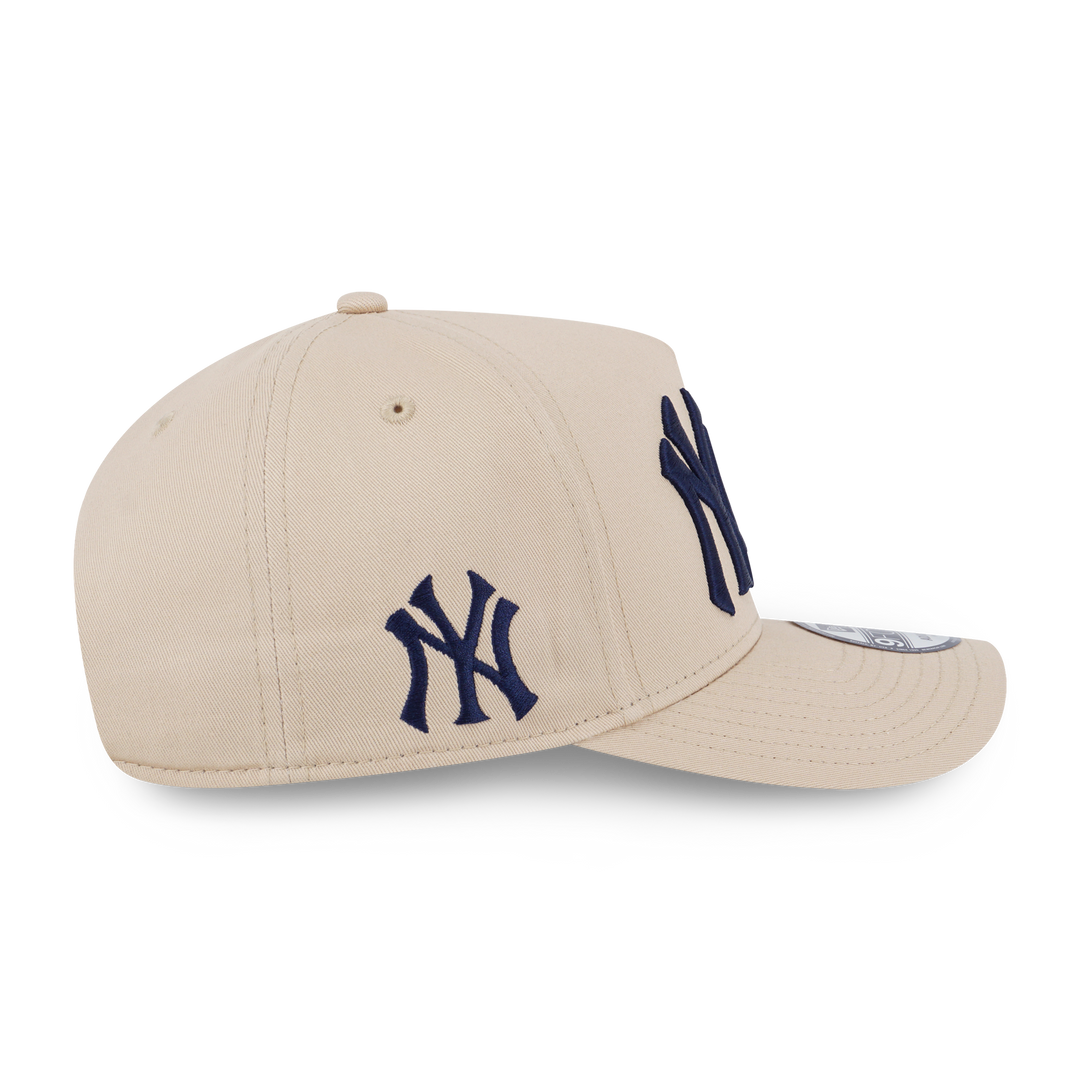 New Era หมวกรุ่น New York Yankees Sunset Snack Oat Milk 9FORTY A-Frame Cap