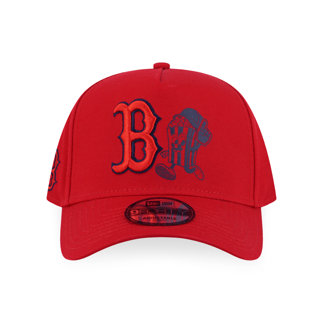 New Era หมวกรุ่น Boston Red Sox Sunset Snack Scarlet 9FORTY A-Frame Cap