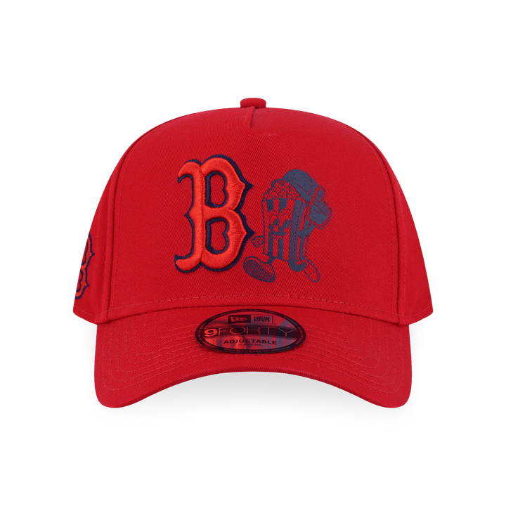 New Era หมวกรุ่น Boston Red Sox Sunset Snack Scarlet 9FORTY A-Frame Cap