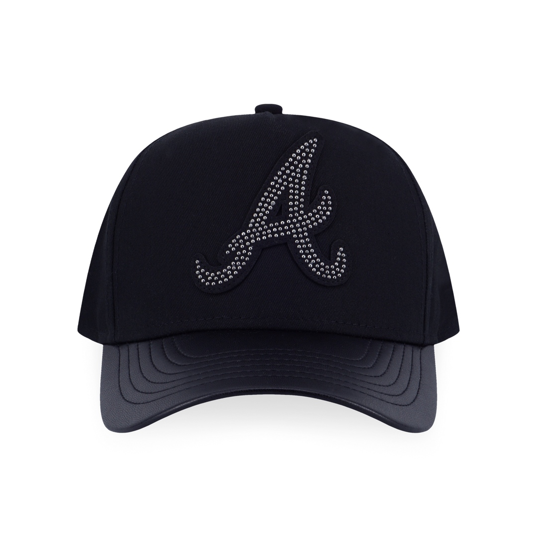 New Era หมวกรุ่น Atlanta Braves Dark 90s Black 9FORTY DF Cap