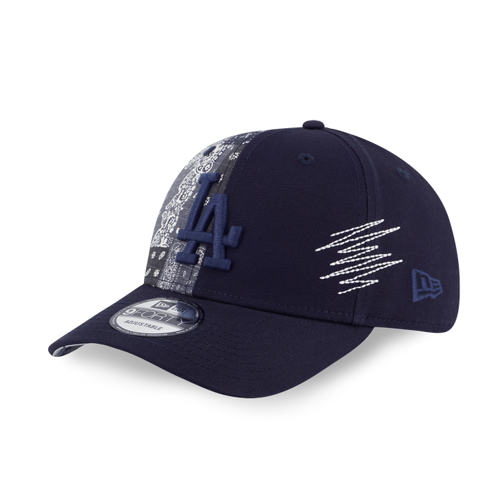 New Era หมวกรุ่น Los Angeles Dodgers Boro Contemporary Blue Multi 9FORTY Cap