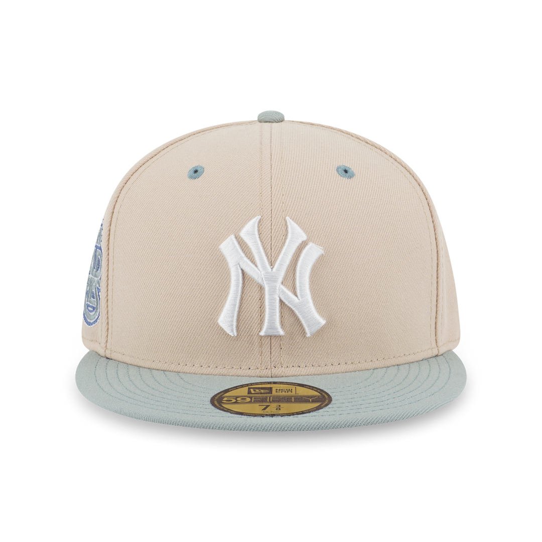 NEW ERA หมวก รุ่น 59FIFTY PACK - SEAGLASS NEW YORK YANKEES COOPERSTOWN MINT GREEN VISOR OAT MILK 59FIFTY CAP