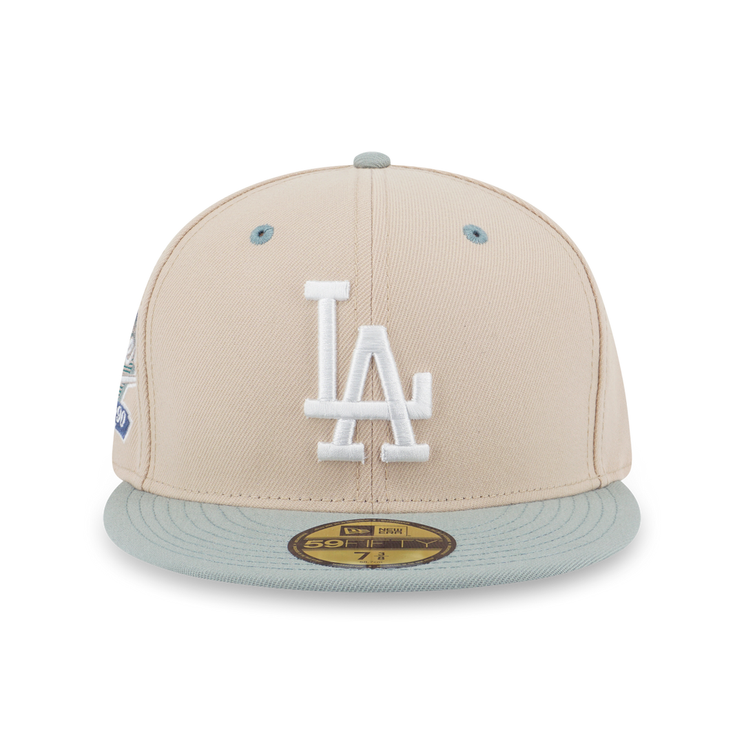 NEW ERA หมวก รุ่น 59FIFTY PACK - SEAGLASS LOS ANGELES DODGERS COOPERSTOWN MINT GREEN VISOR OAT MILK 59FIFTY CAP