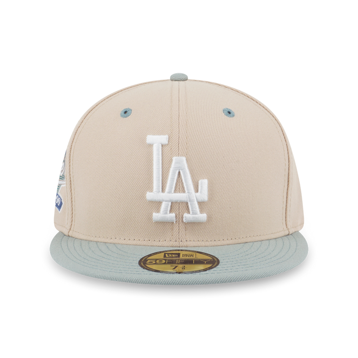 NEW ERA หมวก รุ่น 59FIFTY PACK - SEAGLASS LOS ANGELES DODGERS COOPERSTOWN MINT GREEN VISOR OAT MILK 59FIFTY CAP