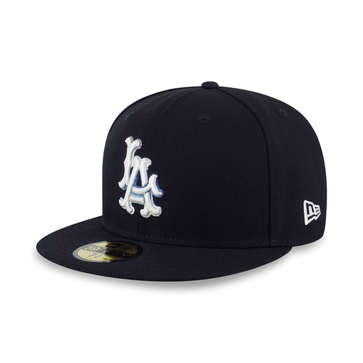 New Era หมวกรุ่น 59FIFTY Pack - Raceway Los Angeles Angels Cooperstown Gray Undervisor Black 59FIFTY Cap