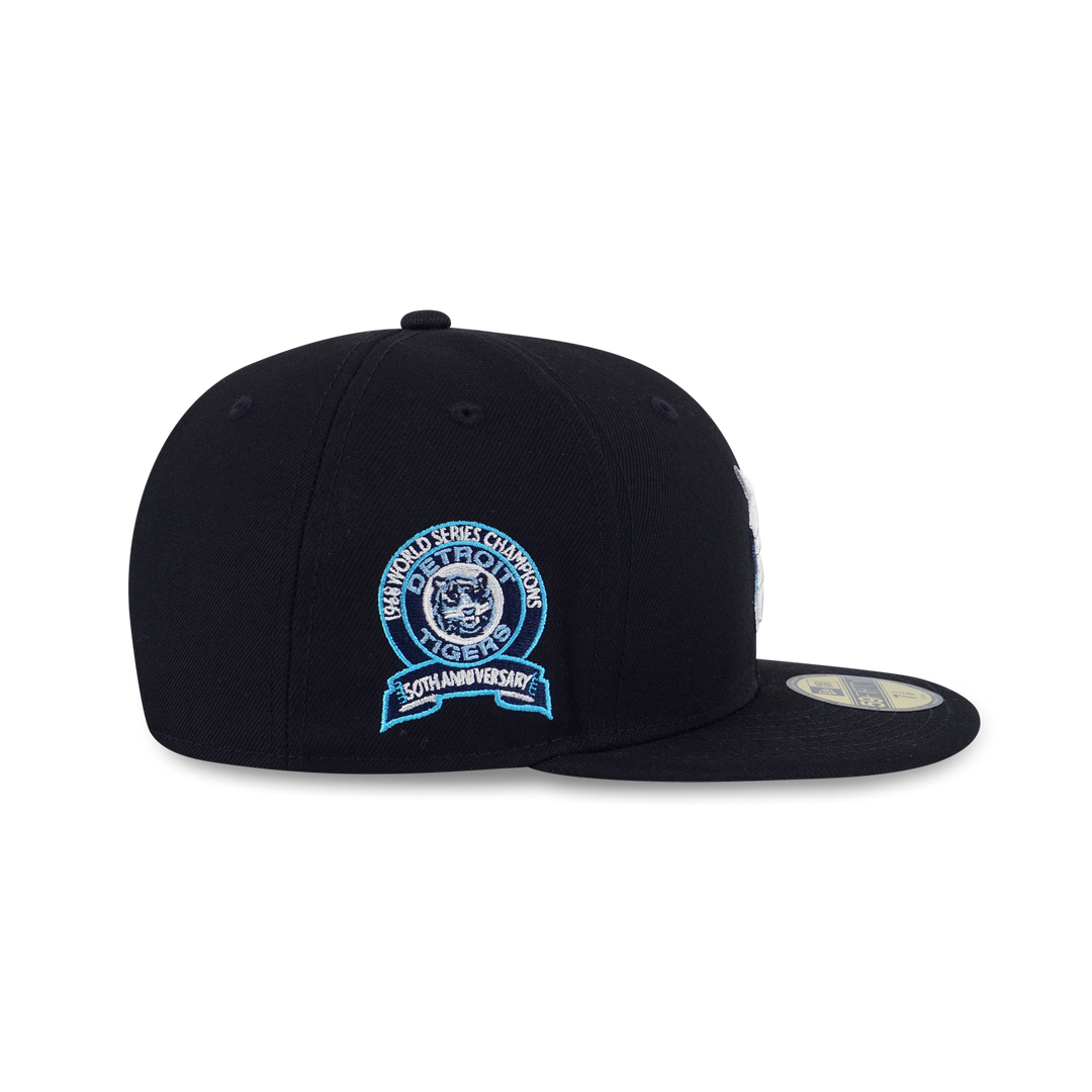 New Era หมวกรุ่น 59FIFTY Pack - Raceway Detroit Tigers Cooperstown Gray Undervisor Black 59FIFTY Cap