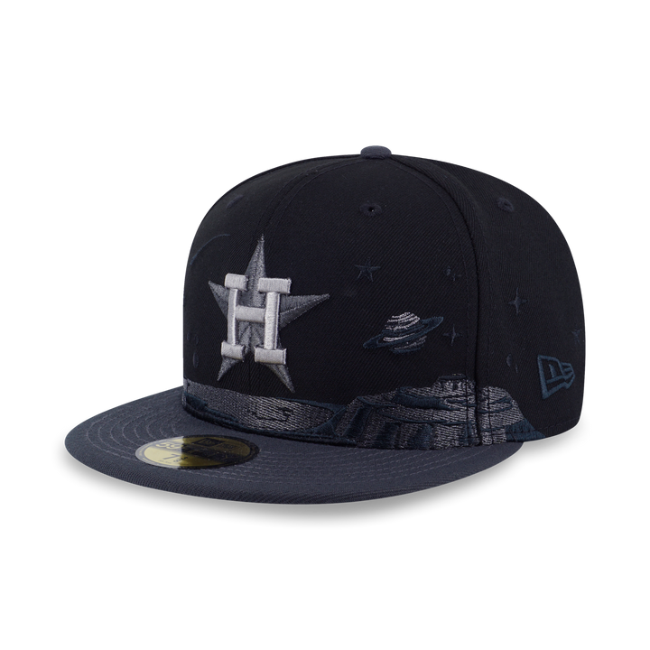 New Era หมวกรุ่น 59Fifty Pack - Planetary Houston Astros Cooperstown Black 59Fifty Cap