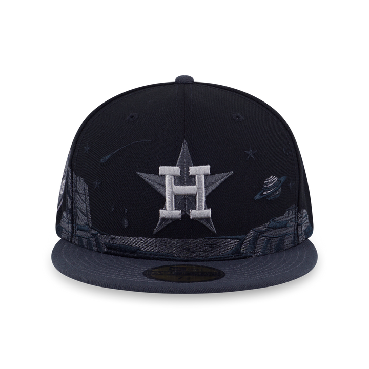 New Era หมวกรุ่น 59Fifty Pack - Planetary Houston Astros Cooperstown Black 59Fifty Cap