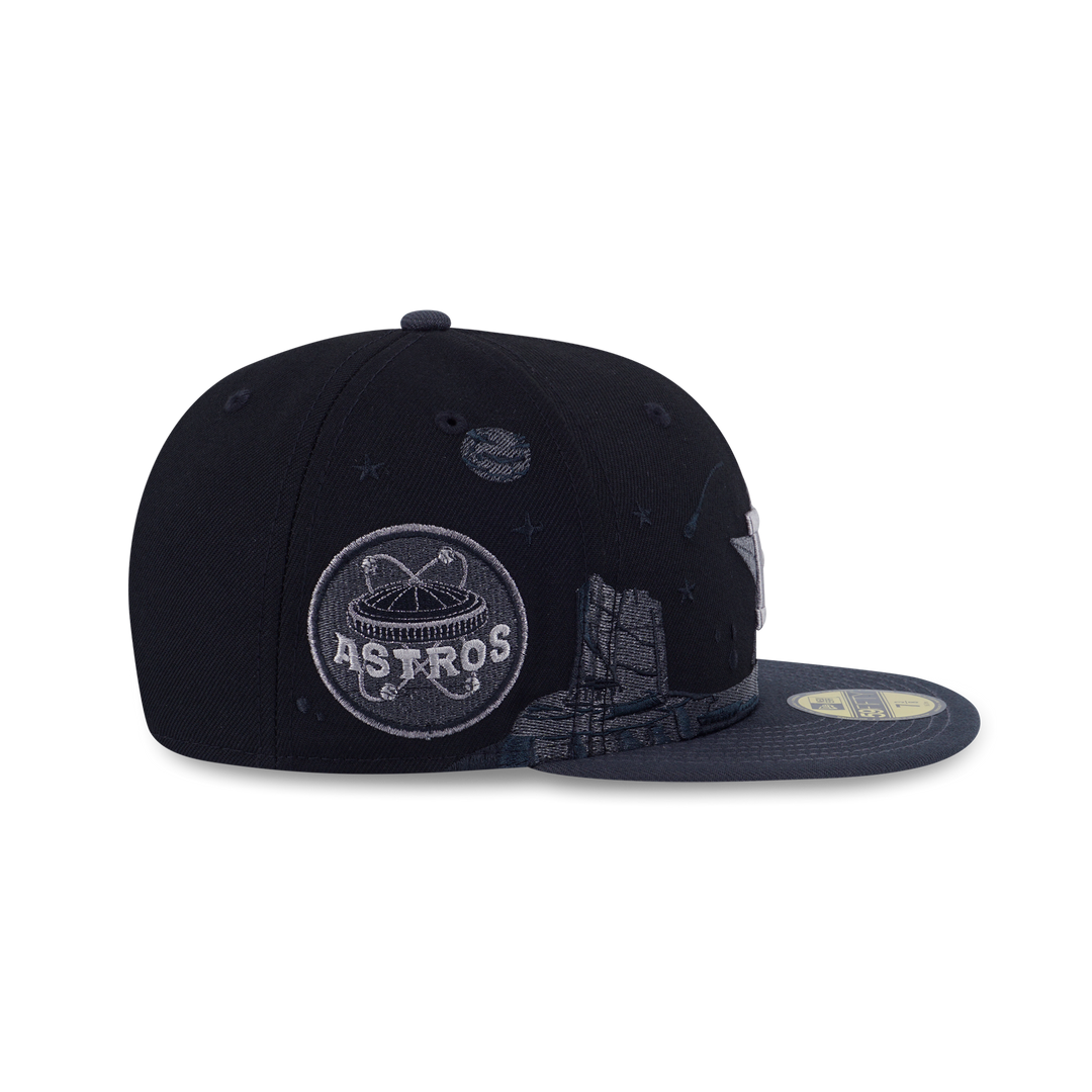 New Era หมวกรุ่น 59Fifty Pack - Planetary Houston Astros Cooperstown Black 59Fifty Cap