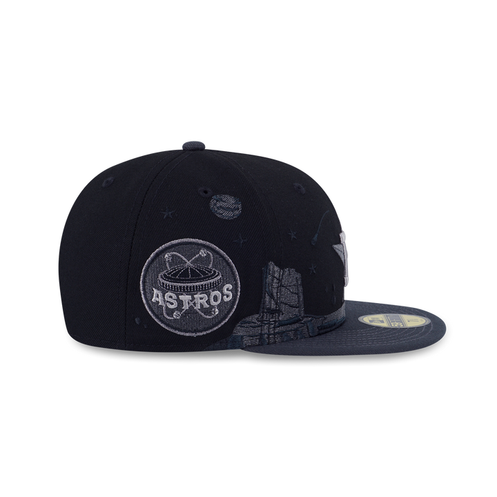 New Era หมวกรุ่น 59Fifty Pack - Planetary Houston Astros Cooperstown Black 59Fifty Cap