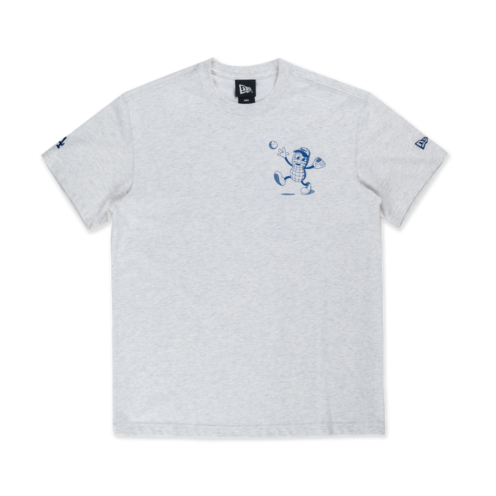 New Era เสื้อยืดแขนสั้นรุ่น Los Angeles Dodgers Sunset Snack Light Heather Gray Short Sleeve T-Shirt