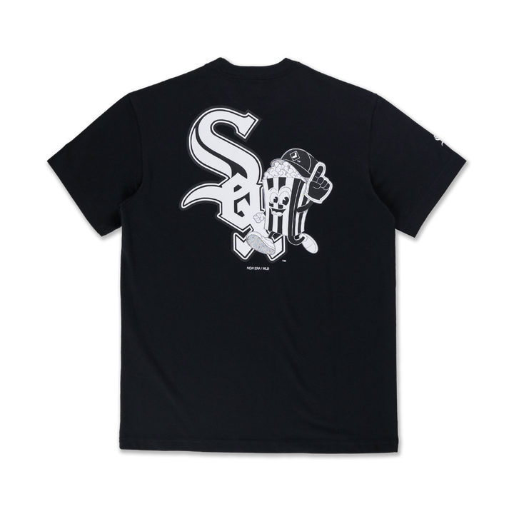 New Era เสื้อยืดแขนสั้นรุ่น LChicago White Sox Sunset Snack Black Short Sleeve T-Shirt