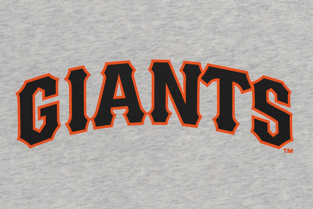 NEW ERA เสื้อยืดแขนสั้น รุ่น MLB SAN FRANCISCO GIANTS COOPERSTOWN LIGHT HEATHER GRAY SHORT SLEEVE T-SHIRT