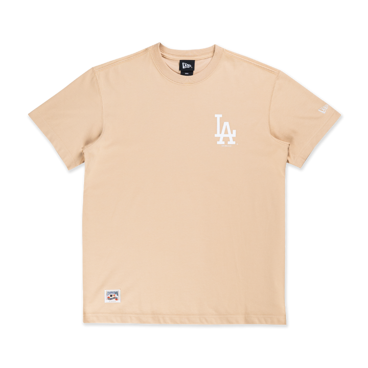 NEW ERA เสื้อยืดแขนสั้น รุ่น 59FIFTY PACK - SEAGLASS LOS ANGELES DODGERS COOPERSTOWN OAT MILK SHORT SLEEVE T-SHIRT