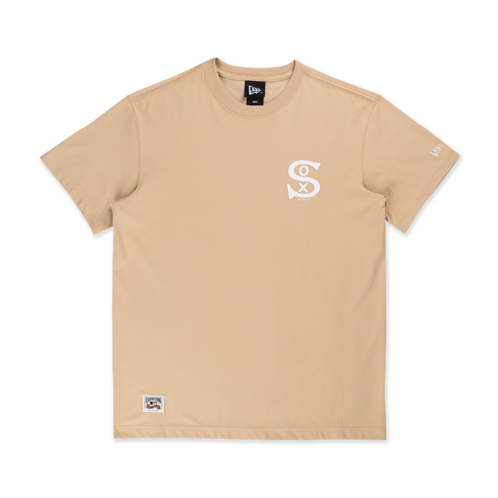 NEW ERA เสื้อยืดแขนสั้น รุ่น 59FIFTY PACK - SEAGLASS CHICAGO WHITE SOX COOPERSTOWN OAT MILK SHORT SLEEVE T-SHIRT