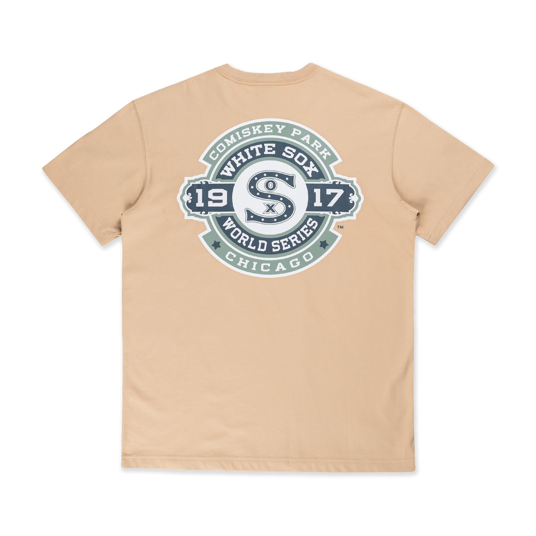 NEW ERA เสื้อยืดแขนสั้น รุ่น 59FIFTY PACK - SEAGLASS CHICAGO WHITE SOX COOPERSTOWN OAT MILK SHORT SLEEVE T-SHIRT