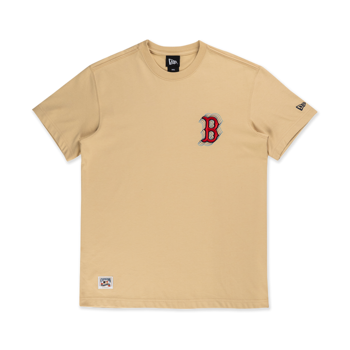 NEW ERA เสื้อยืดแขนสั้น รุ่น 59FIFTY PACK - ILLUSION BOSTON RED SOX COOPERSTOWN VEGAS GOLD SHORT SLEEVE T-SHIRT