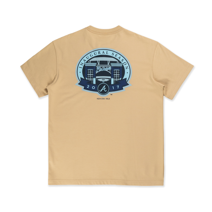 New Era เสื้อยืดแขนสั้นรุ่น 59Fifty Pack - Illusion Atlanta Braves Cooperstown Vegas Gold Short Sleeve T-Shirt