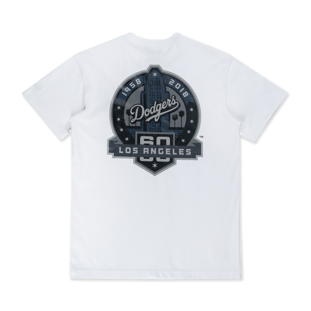 New Era เสื้อยืดแขนสั้นรุ่น 59FIFTY Pack - Planetary Los Angeles Dodgers Cooperstown White Short Sleeve T-Shirt