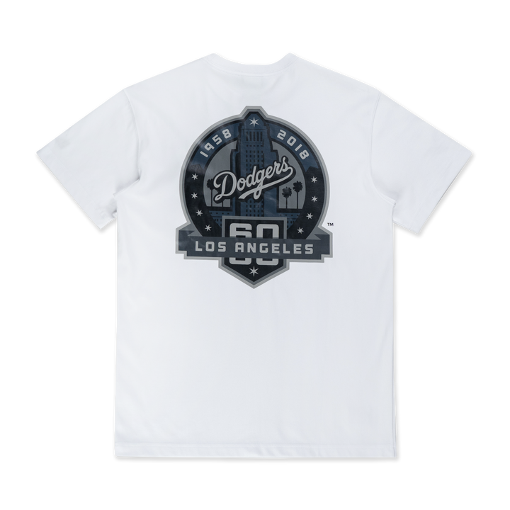 New Era เสื้อยืดแขนสั้นรุ่น 59FIFTY Pack - Planetary Los Angeles Dodgers Cooperstown White Short Sleeve T-Shirt