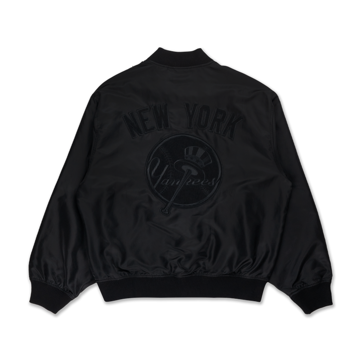 New Era เสื้อแจ็คเก็ตรุ่น New York Yankees New Era Dark 90s Black Varsity Jacket