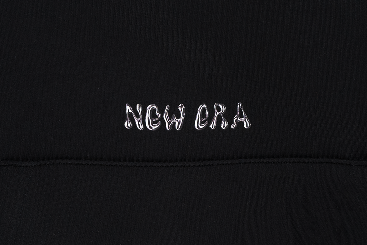 New Era เสื้อฮู้ดรุ่น New Era Comic Space Black Hoodie