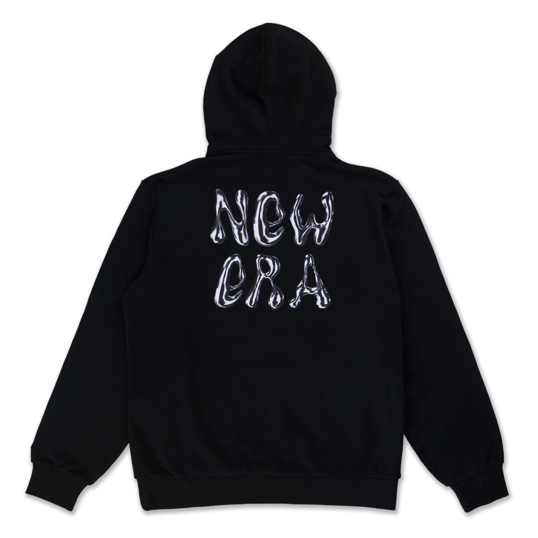 New Era เสื้อฮู้ดรุ่น New Era Comic Space Black Hoodie