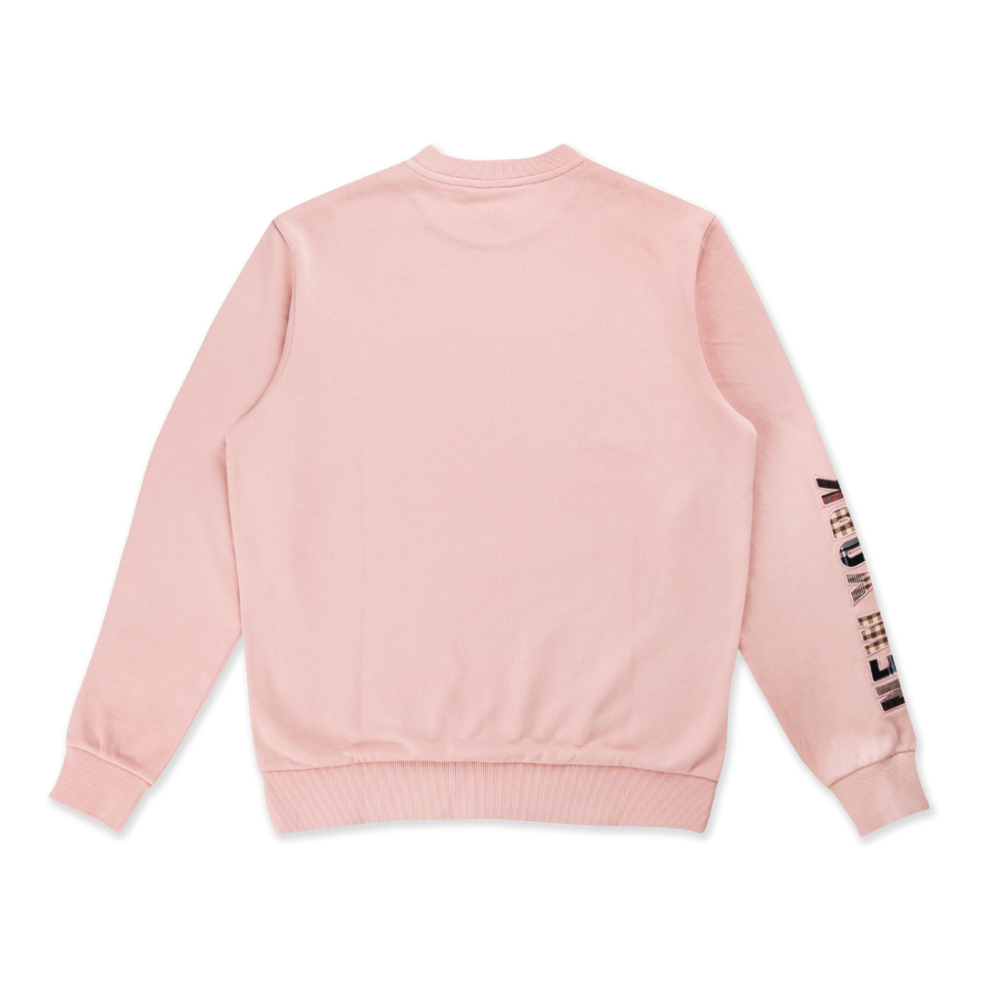 New Era เสื้อสเวตเชิ้ตรุ่น New Era Preppy Dirty Pink Crew Neck Sweatshirt