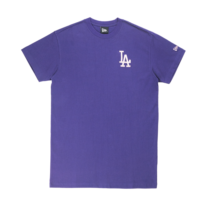 NEW ERA เสื้อยืดแขนสั้น รุ่น LOS ANGELES DODGERS COLOR ERA PURPLE WOMEN SHORT SLEEVE TEE DRESS