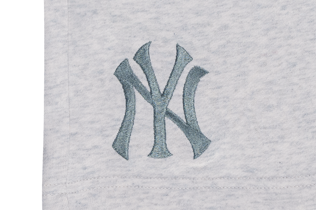 NEW ERA กางเกง รุ่น NEW YORK YANKEES COLOR ERA LIGHT HEATHER GRAY WOMEN KNIT SHORTS