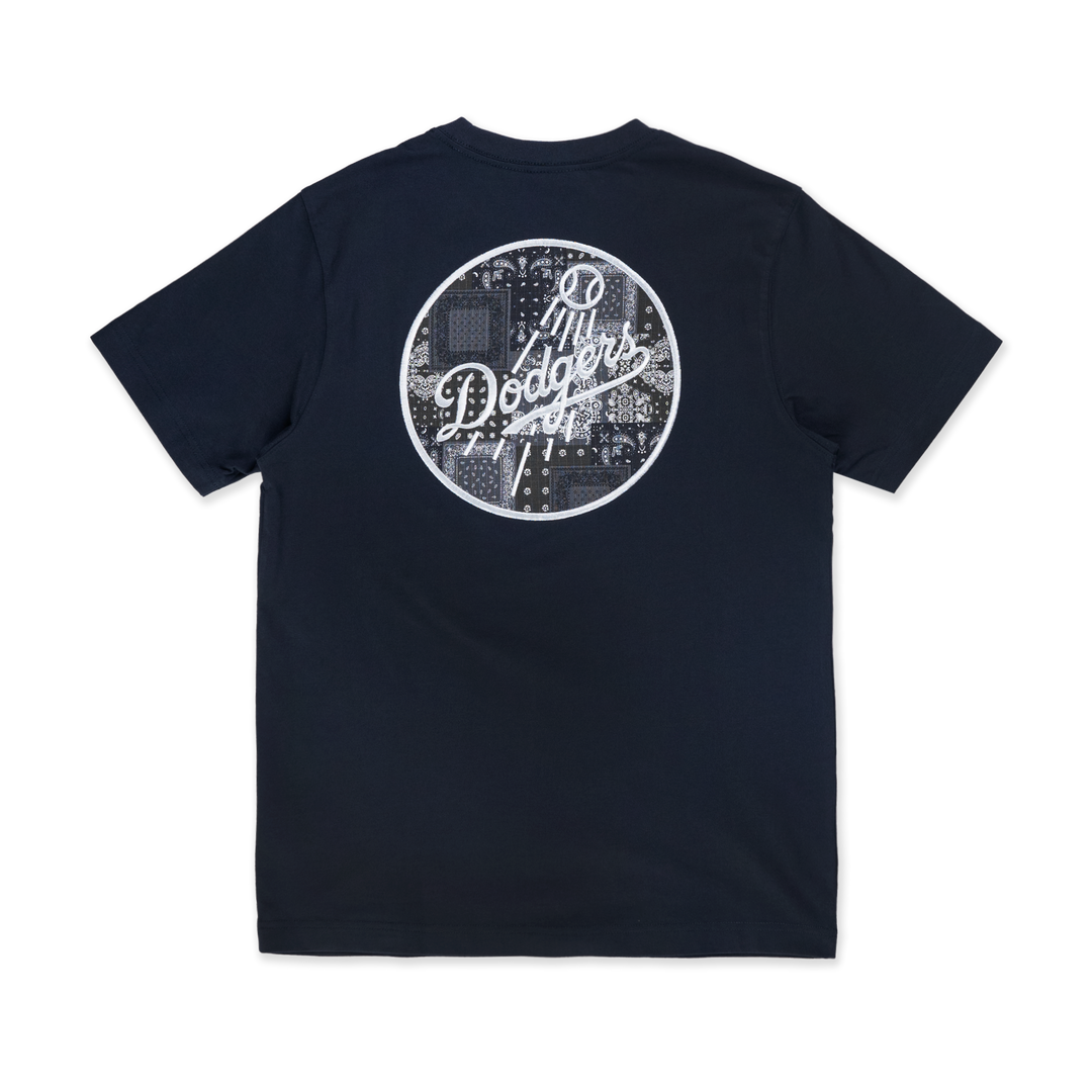 New Era เสื้อยืดแขนสั้นรุ่น Los Angeles Dodgers Boro Contemporary Navy Short Sleeve T-Shirt