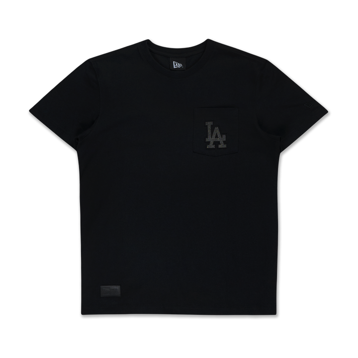 New Era เสื้อยืดแขนสั้นรุ่น Los Angeles Dodgers New Era Dark 90s Black Short Sleeve T-Shirt