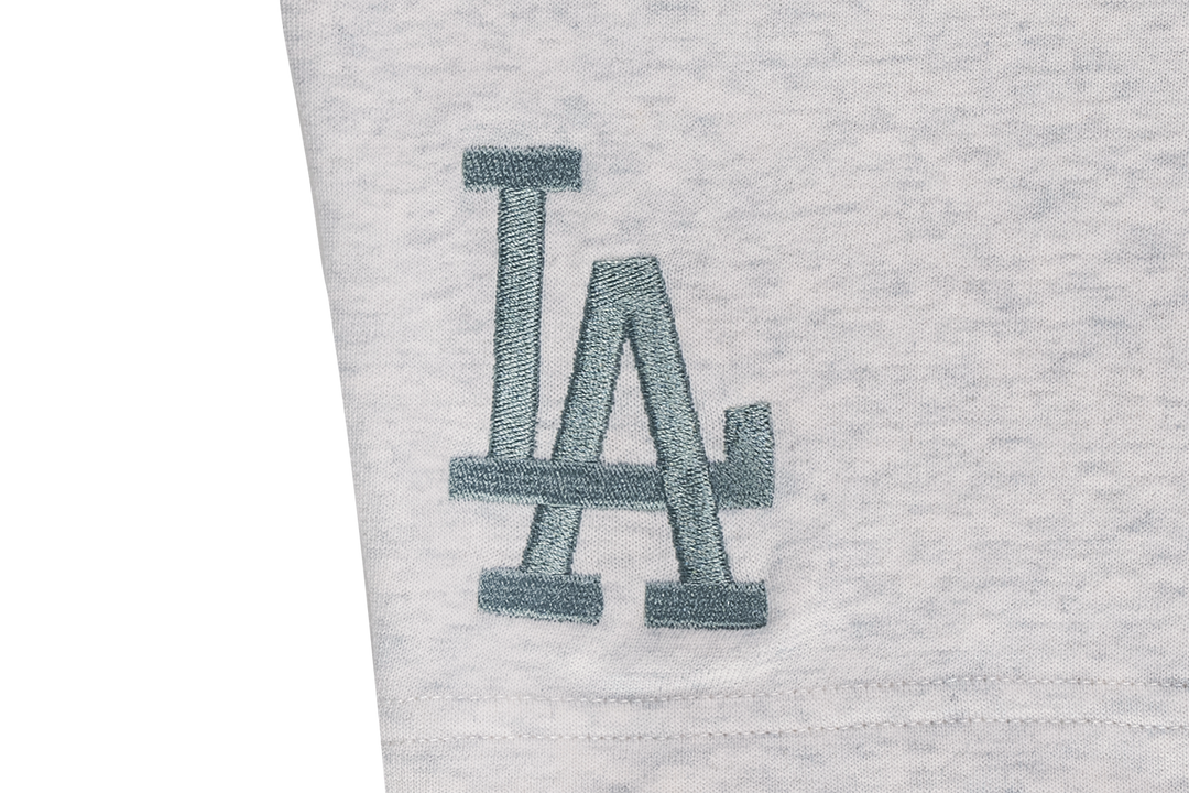 NEW ERA กางเกง รุ่น LOS ANGELES DODGERS COLOR ERA LIGHT HEATHER GRAY KNIT SHORTS