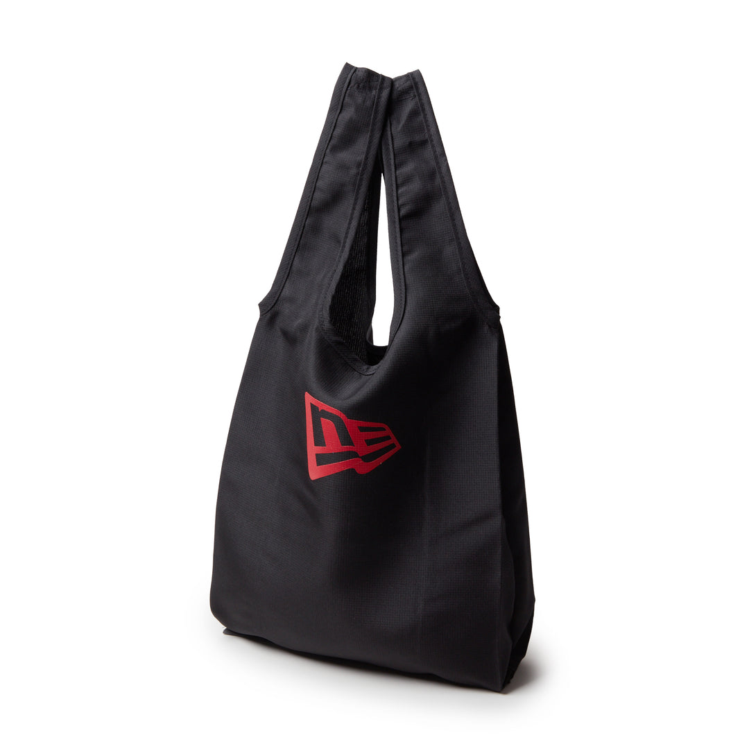 New Era กระเป๋าพร้อมพวงกุญแจรุ่น New Era Core Black And Scarlet Key Chain Eco Bag