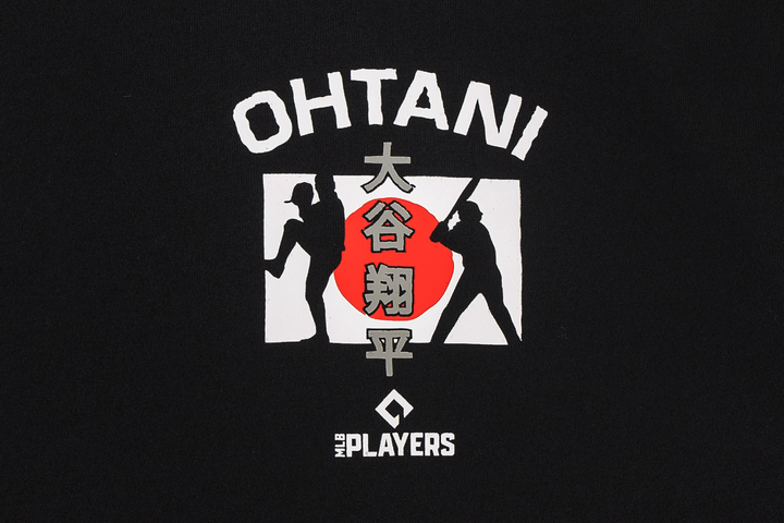 New Era เสื้อยืดแขนสั้นรุ่น Los Angeles Dodgers Mlb Ohtani 002 Black Short Sleeve Tee
