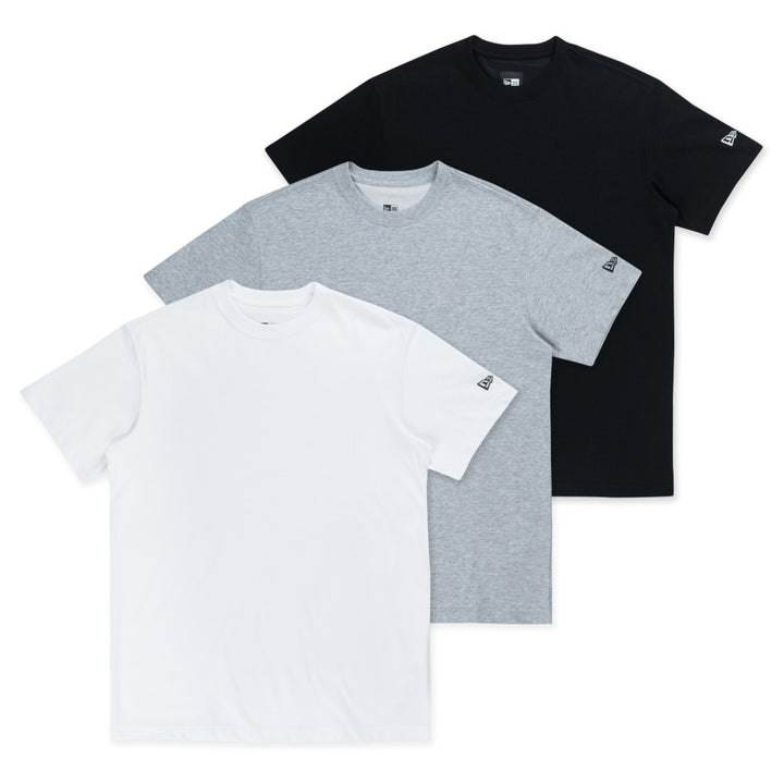 เสื้อยืดแขนสั้น New Era รุ่น New Era Color Era Black/ White/ Heather Grey Short Sleeve Tee