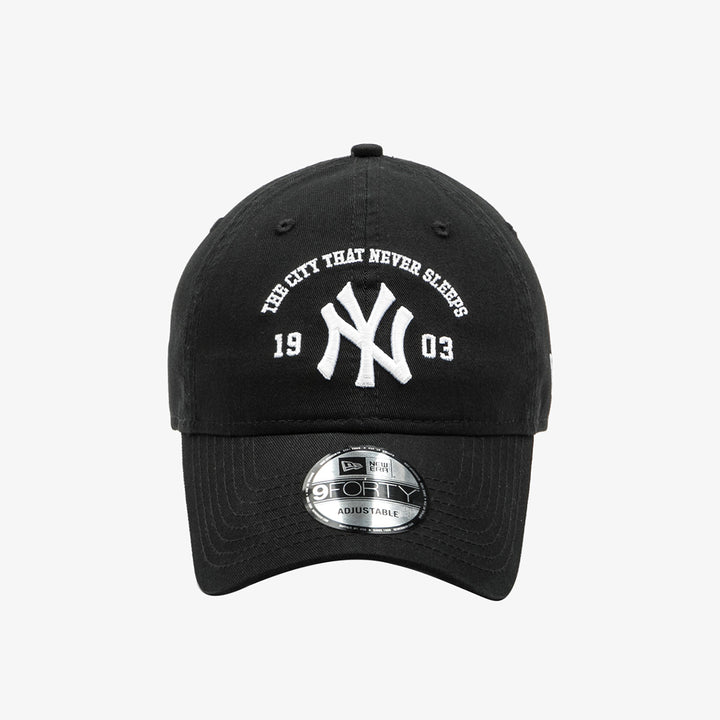 New Era หมวกรุ่น New York Yankees Mlb City Slogan Black 9Forty Unst Cap