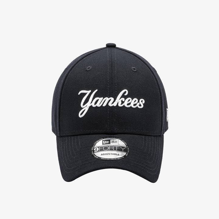 New Era หมวกรุ่น New York Yankees Scripts Logo Navy 9FORTY Cap