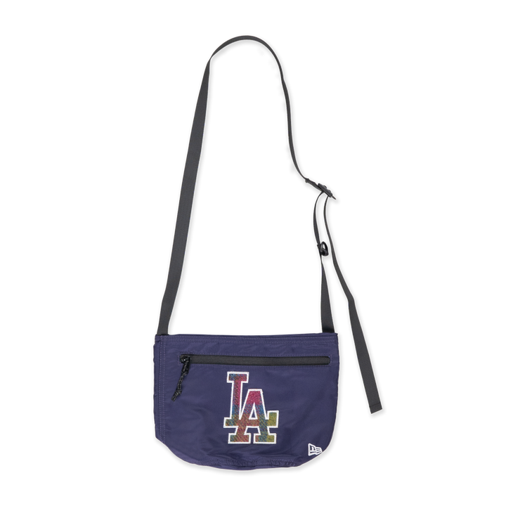 New Era กระเป๋ารุ่น Los Angeles Dodgers Harris Tweed Purple Drawstring Shoulder Bag