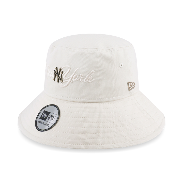 New Era หมวกรุ่น New York Yankees MLB Metal Crest Bucket 01