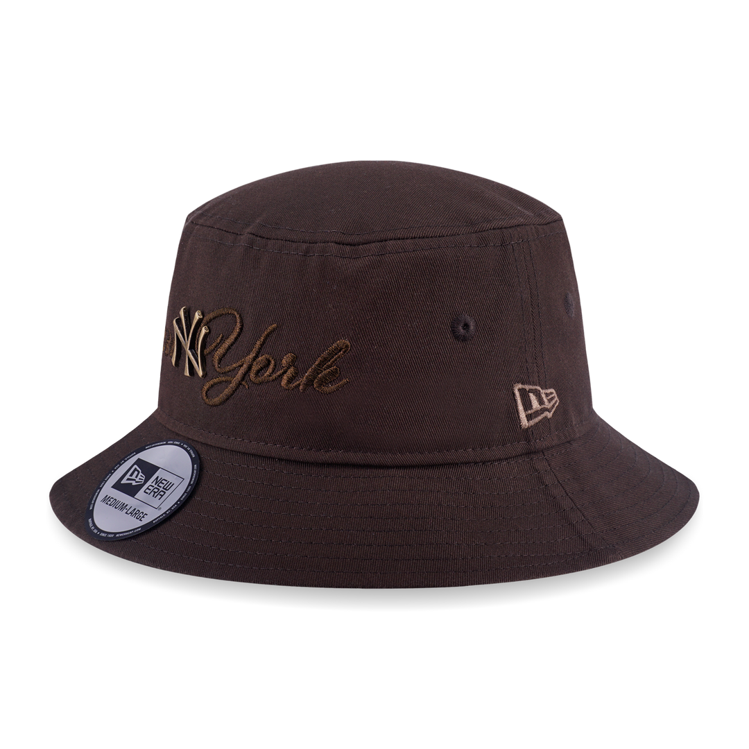 New Era หมวกรุ่น New York Yankees MLB Metal Crest Bucket 01