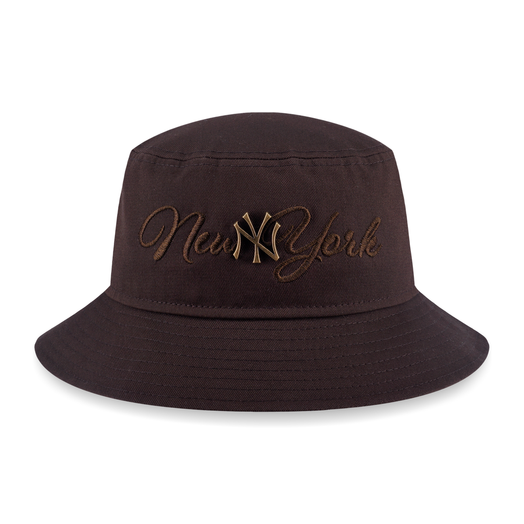 New Era หมวกรุ่น New York Yankees MLB Metal Crest Bucket 01