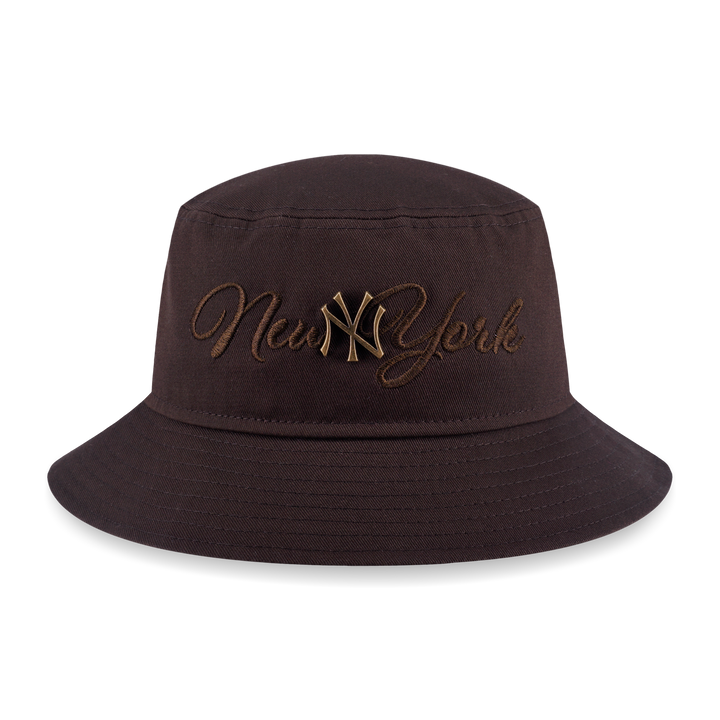 New Era หมวกรุ่น New York Yankees MLB Metal Crest Bucket 01