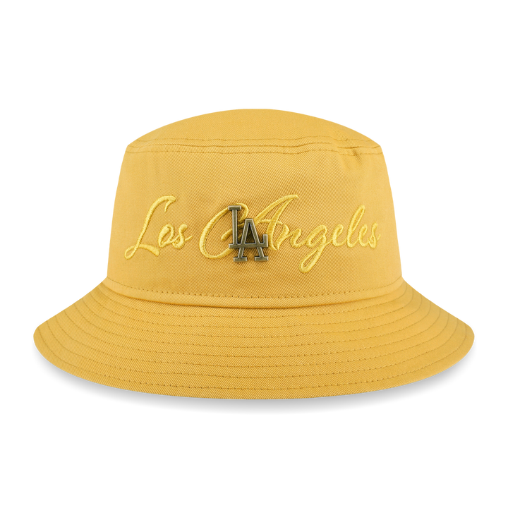 New Era หมวกรุ่น Los Angeles Dodgers MLB Metal Crest Bucket 01