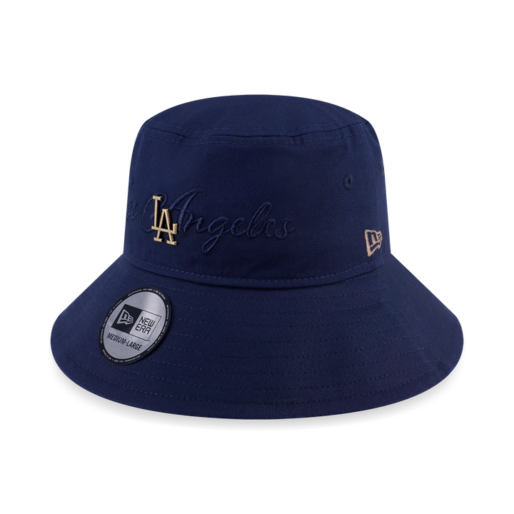 New Era หมวกรุ่น Los Angeles Dodgers MLB Metal Crest Bucket 01