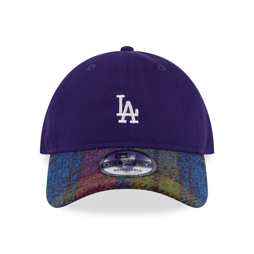 New Era หมวกรุ่น Los Angeles Dodgers Harris Tweed Purple 9FORTY Unstructured Cap